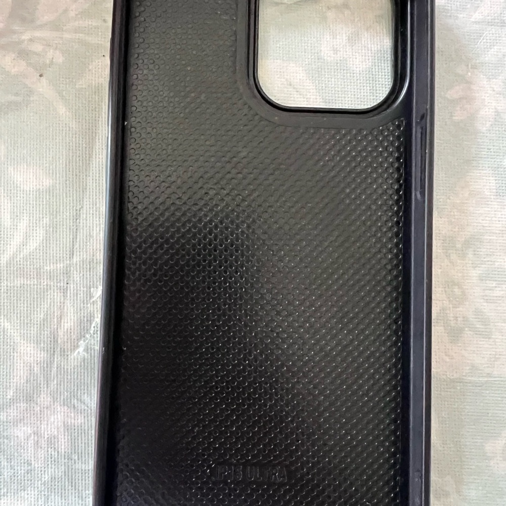 Supreme Black Phone Case iPhone 15 ultra